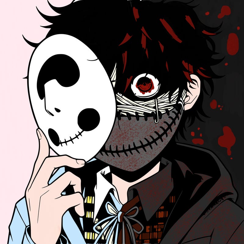 anime - scary masquerade