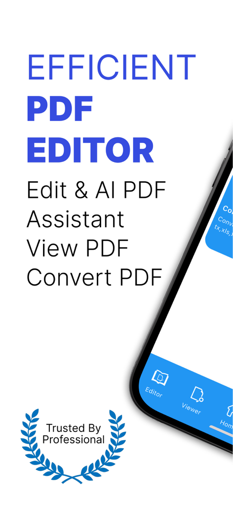 PDF編集、表示、変換、AIアシスタントツールを紹介するアプリインターフェイス