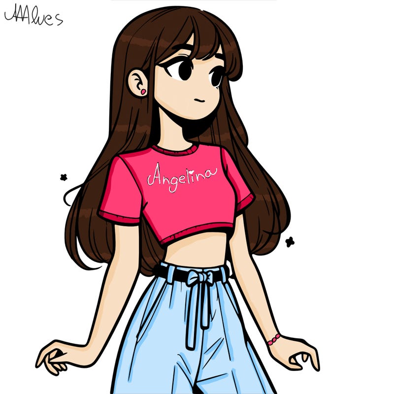 girl in a cute crop top