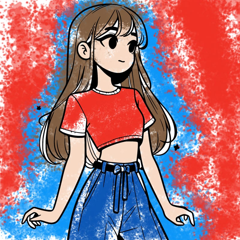 girl in a cute crop top