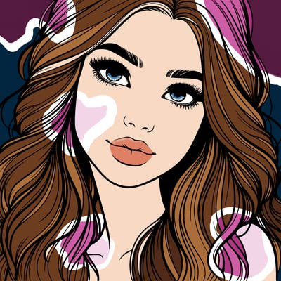 beautiful realistic girl