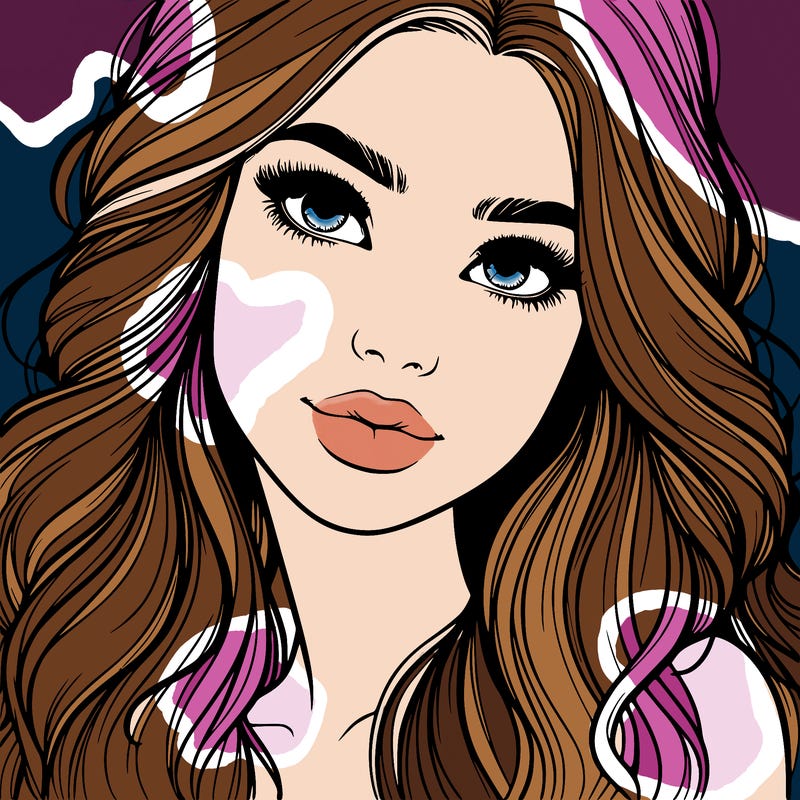 beautiful realistic girl