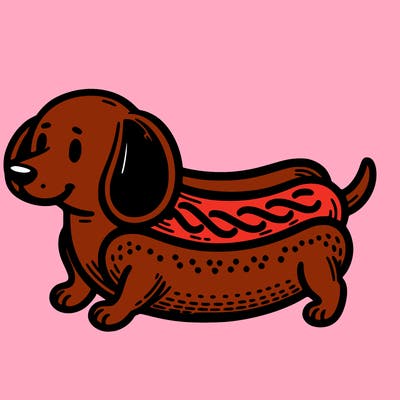 dauchsund hot dog