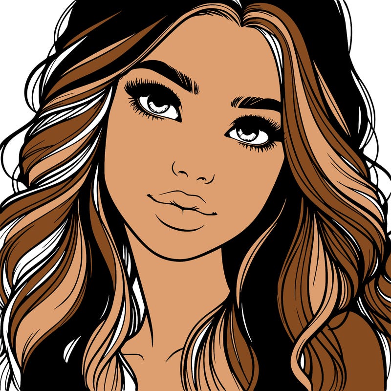 beautiful realistic girl