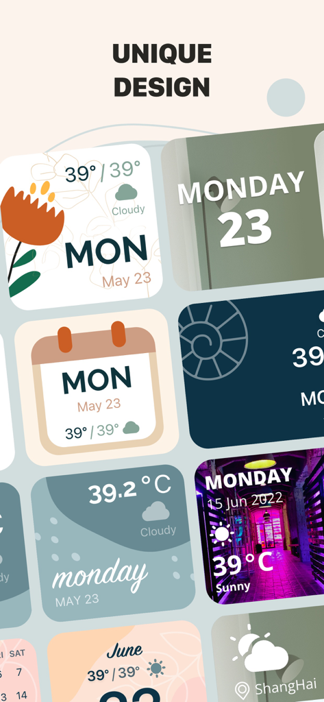 Aesthetic Themes - Preppy Kit - Variety of unique and aesthetic widget designs for iPhone customization