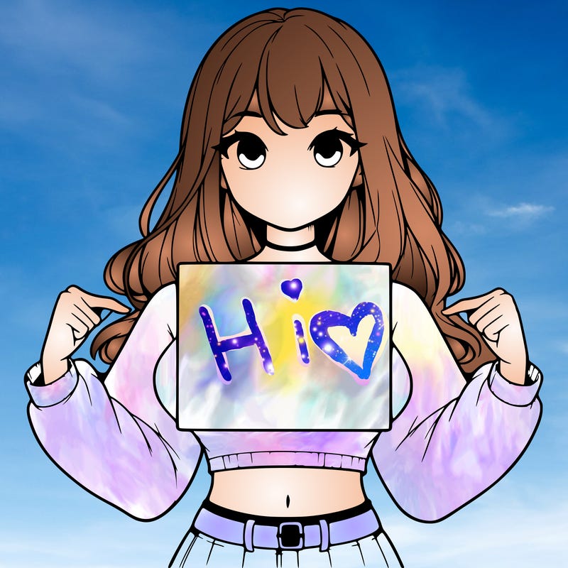 girl holding a blank sign in a long sleeve crop top