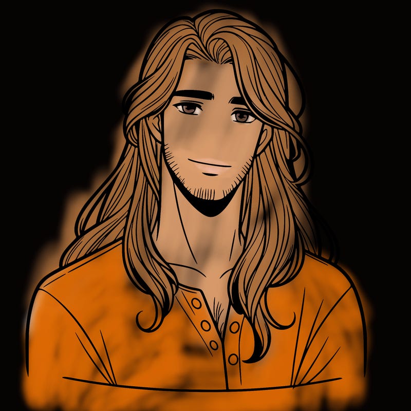 long hair had some guy realistic