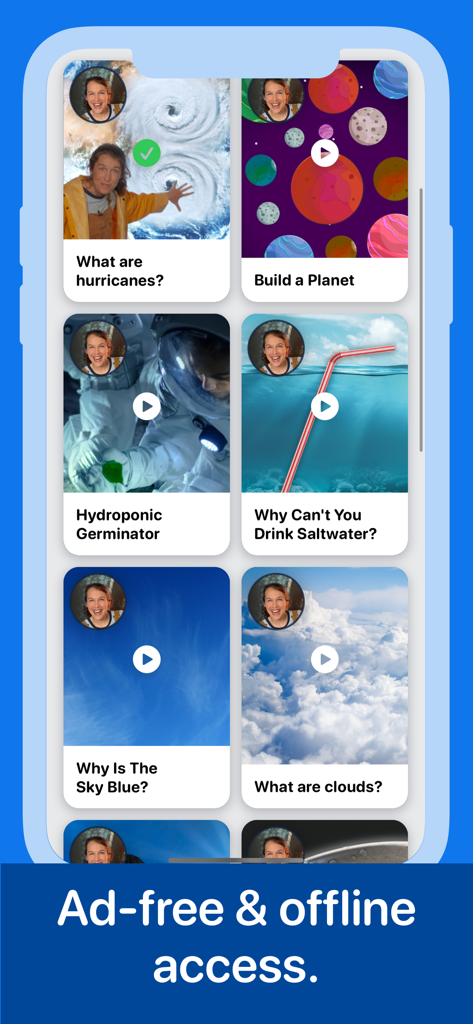 Weather for Kids Play & Learn - Educational science video lessons for children about weather and nature with offline access