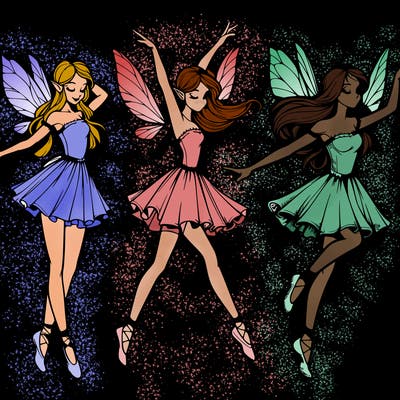 realistic dancing fairy