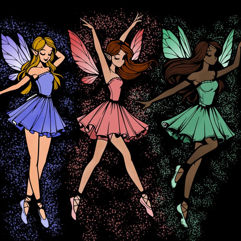 realistic dancing fairy