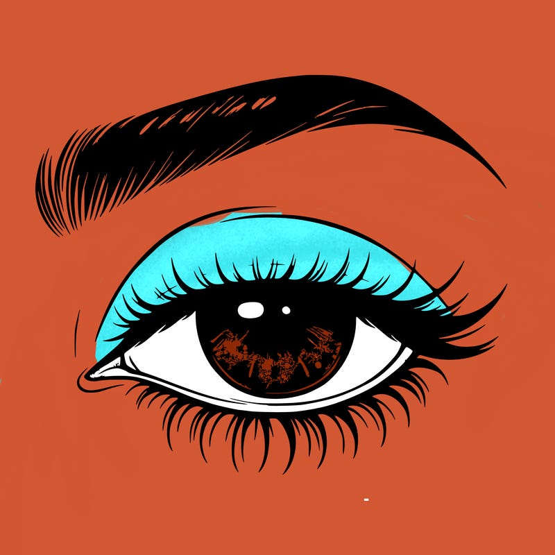 eye closed realistic