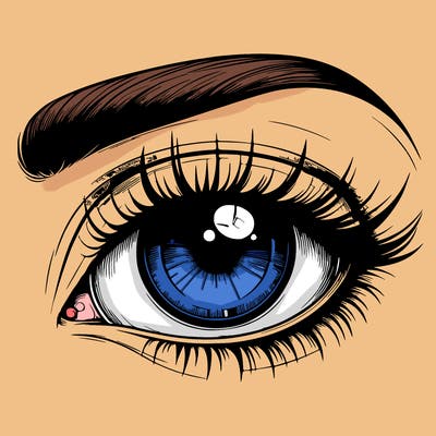 realistic eye