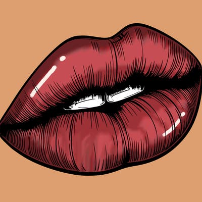 realistic lips