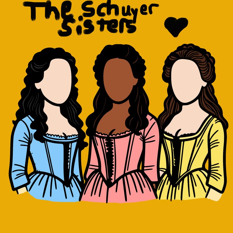the schuyler sisters from hamilton the musical