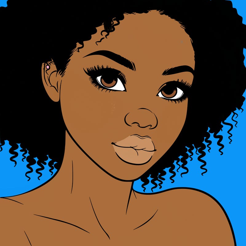 realistic black girl