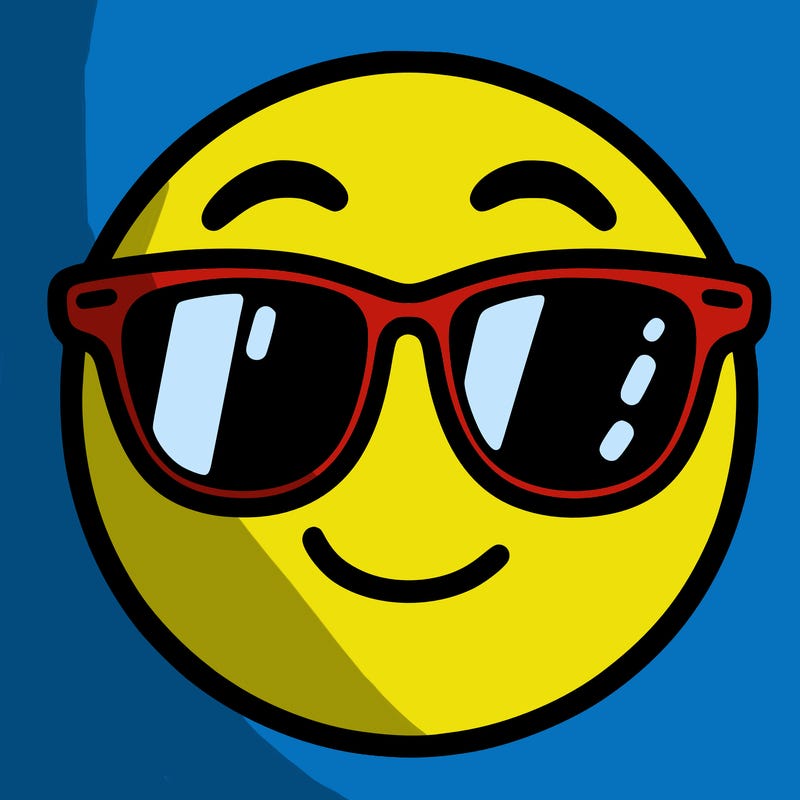 emoji with sunglasses