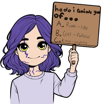 realistic girl holding up a sign