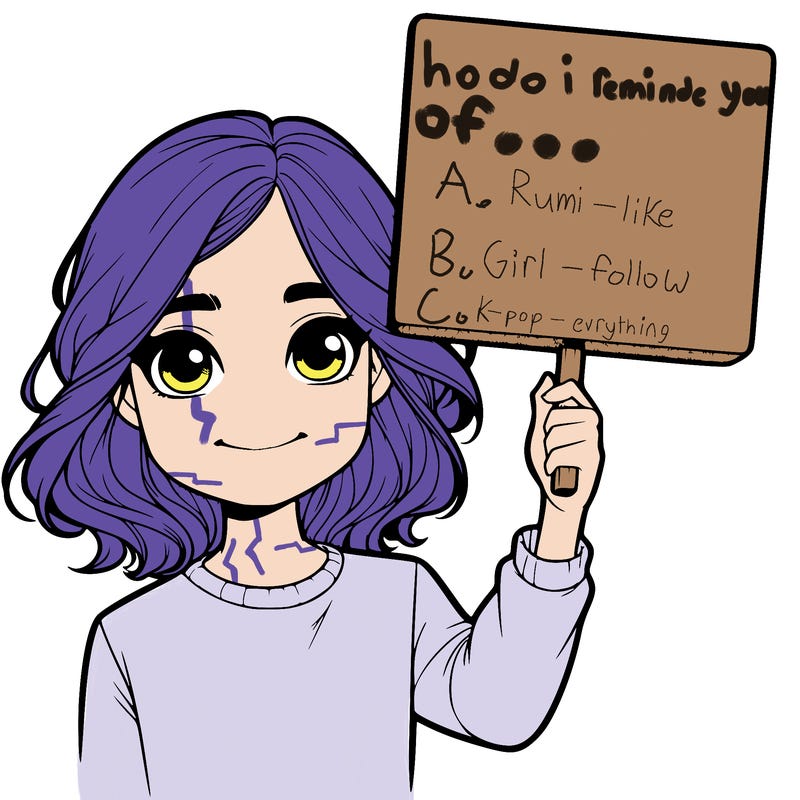 realistic girl holding up a sign