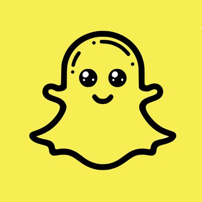 regular snapchat logo