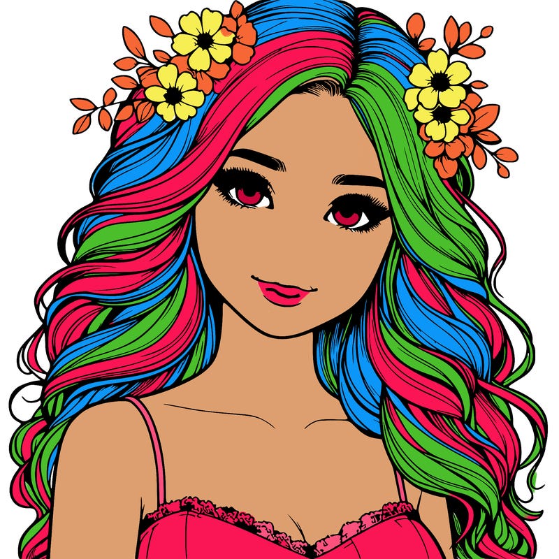 beautiful realistic girl