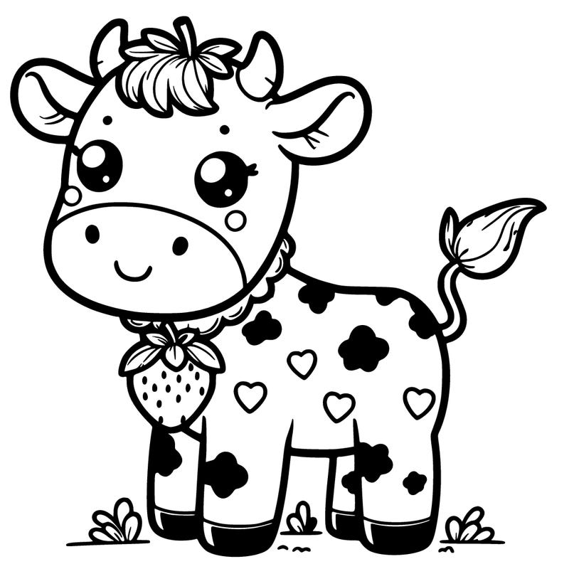 strawberry cow