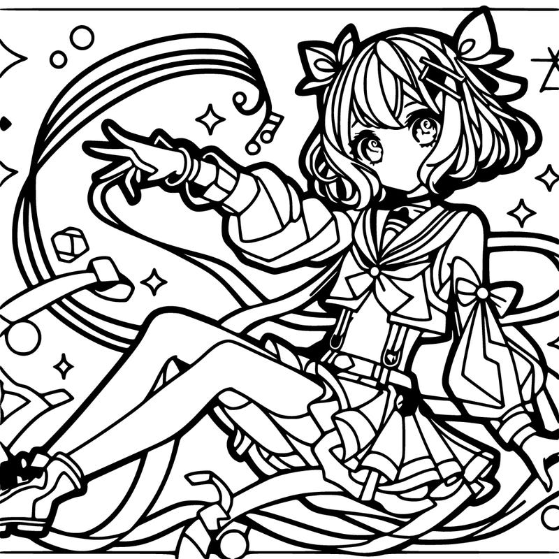abstract anime