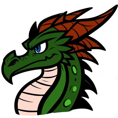 cool dragon head
