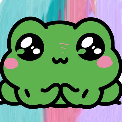 𝕔𝕦𝕥𝕖 𝕗𝕣𝕠𝕘 𝕨𝕚𝕥𝕙 𝕓𝕝𝕦𝕤𝕙