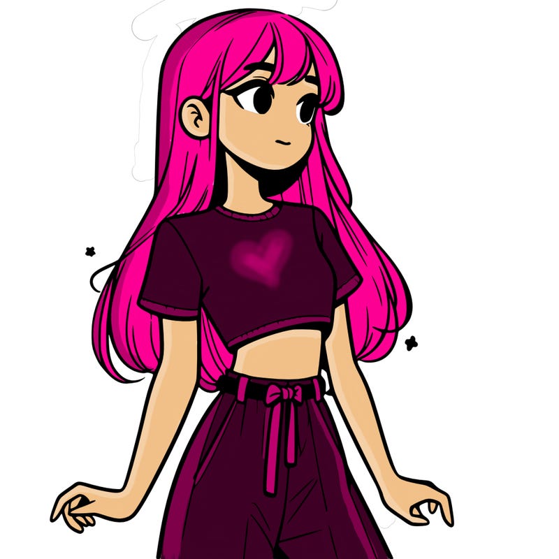 girl in a cute crop top