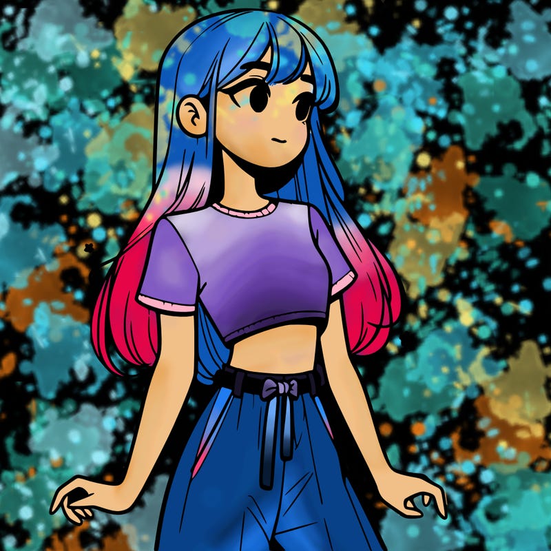 girl in a cute crop top