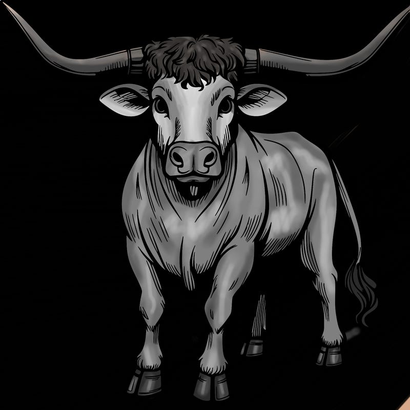 longhorn bull cattle