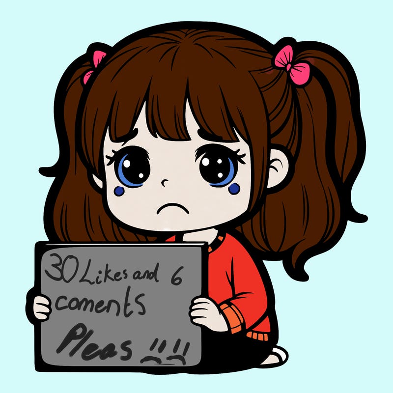 sad girl with a blank sign