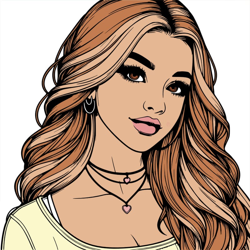 detailed realistic girl