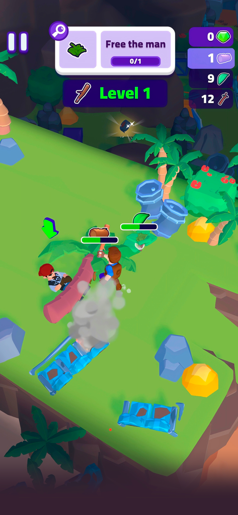 Island Scavenger: Wild Mystery - ジャングルの島で残骸を片付け、資源を収集する生存者