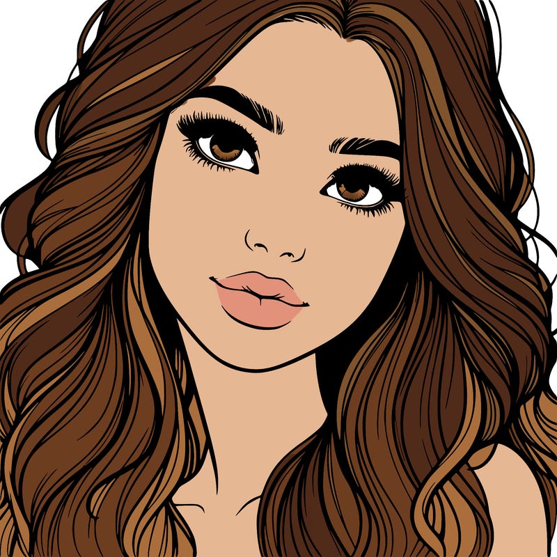beautiful realistic girl
