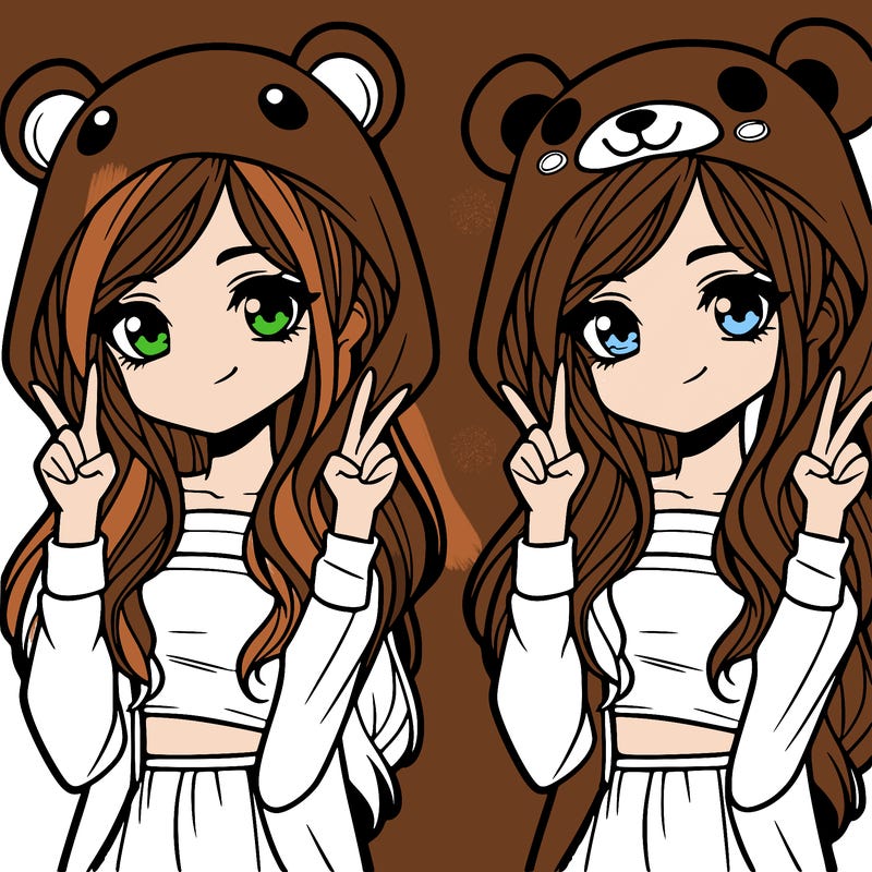 teen girl in animal costume