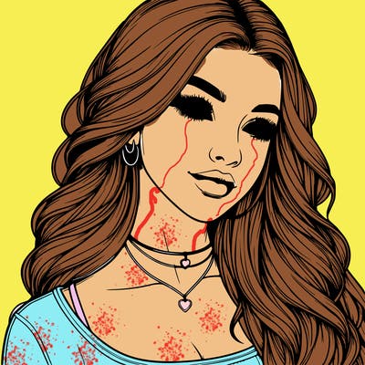 detailed realistic girl