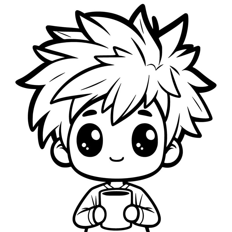 bart simpson holding a cup