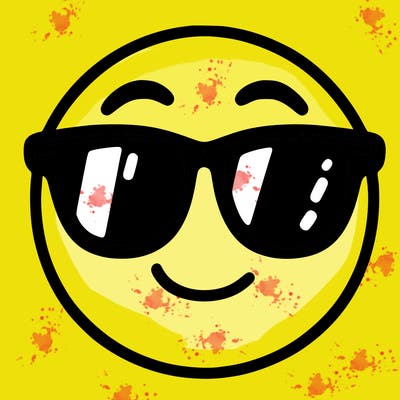 emoji with sunglasses