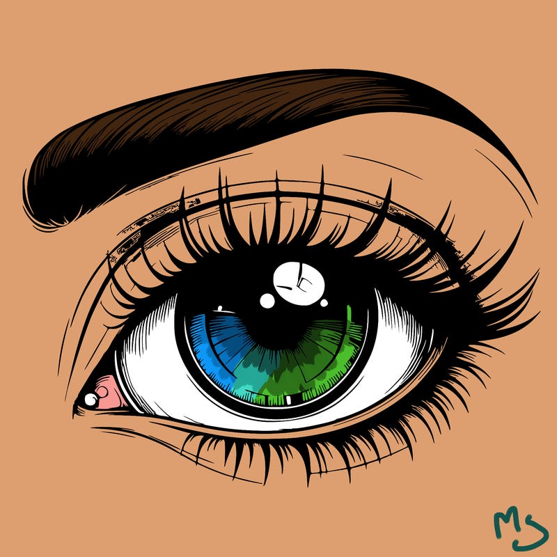 realistic eye