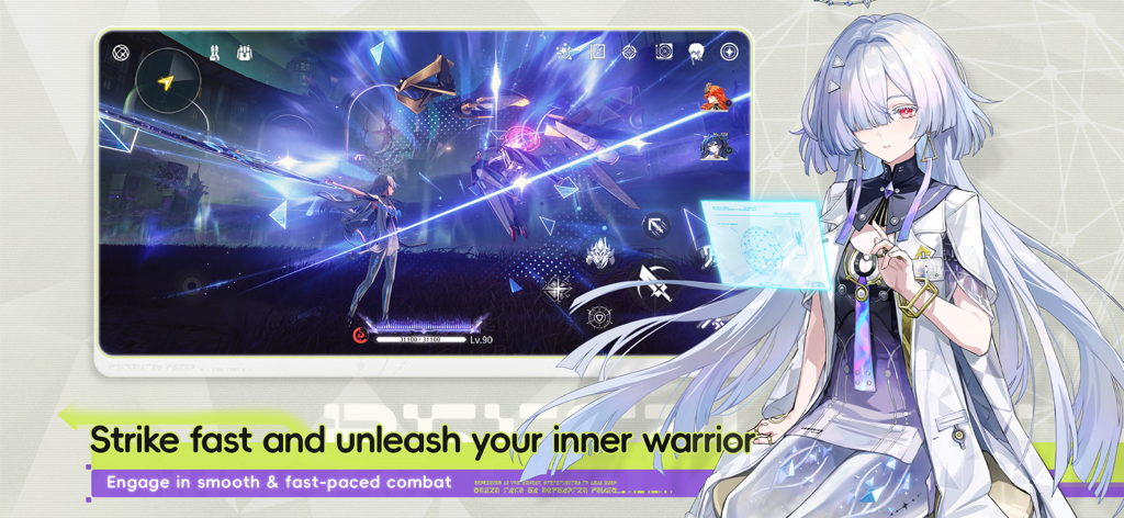 Wuthering Waves — To Lahai-Roi - Una imagen promocional de Wuthering Waves que muestra combate trepidante y un personaje resonador