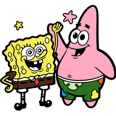 sponge bob with patrick