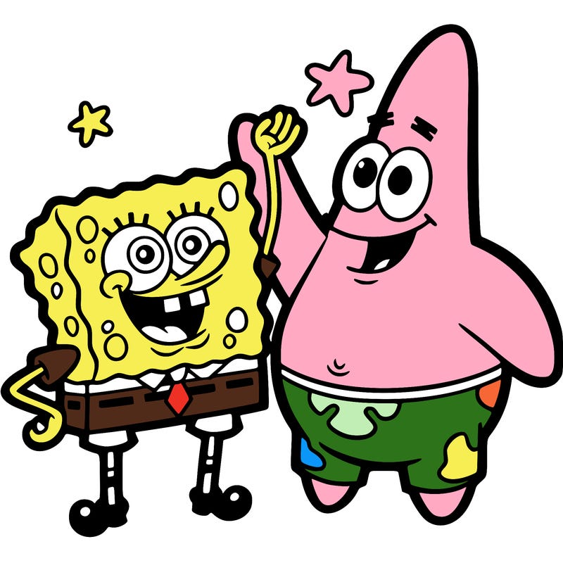 sponge bob with patrick