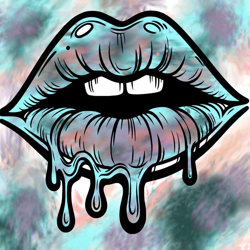 lips that look realistic and drip