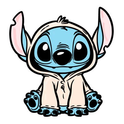 stitch in a dog costume