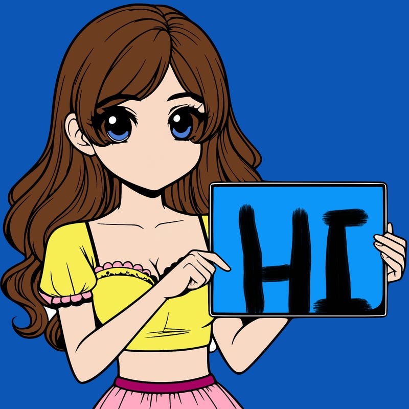 realistic pretty girl holding blank sign