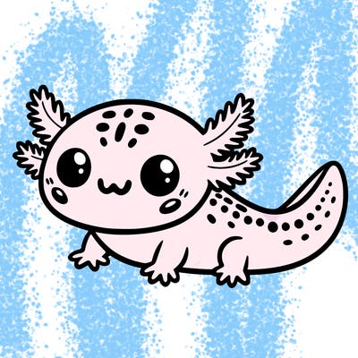 cute axolotl