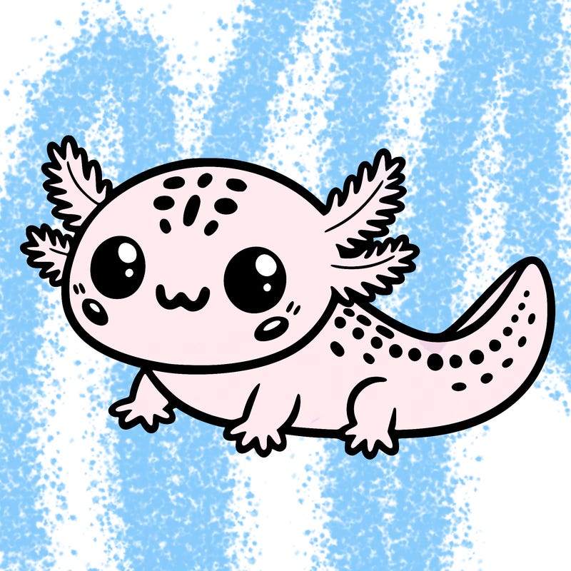 cute axolotl