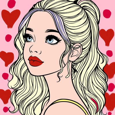 beautiful realistic girl