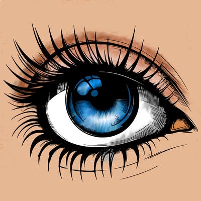 realistic eye